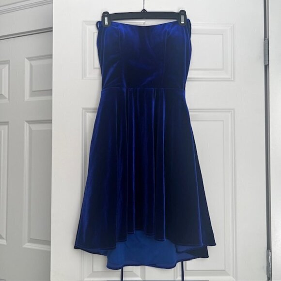 JOVANI Dress Cocktail Blue - Picture 6 of 10